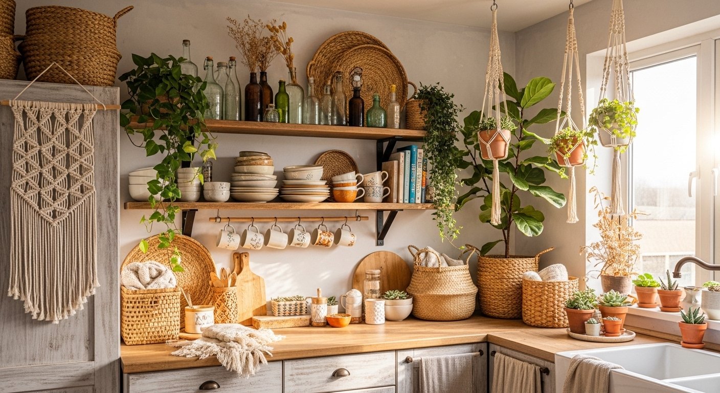 What Are the Best Above Cabinet Decor Kitchen Boho?