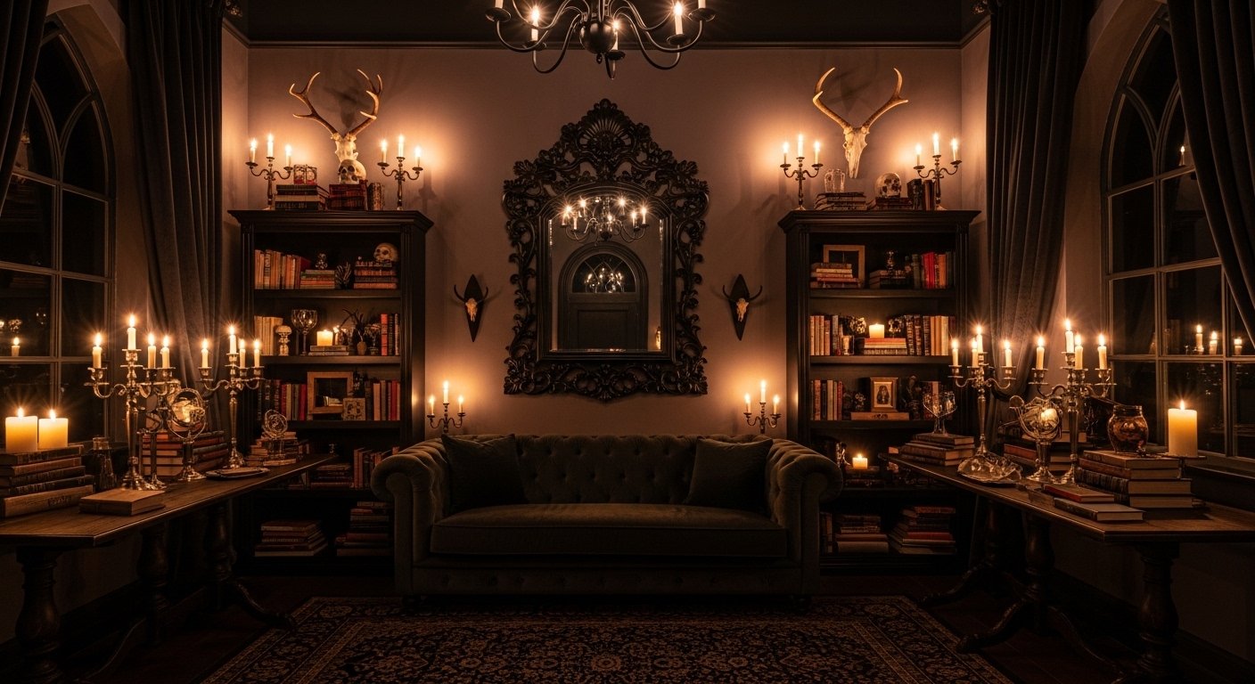 12 Cool Gothic Home Decor Aesthetic on a Budget