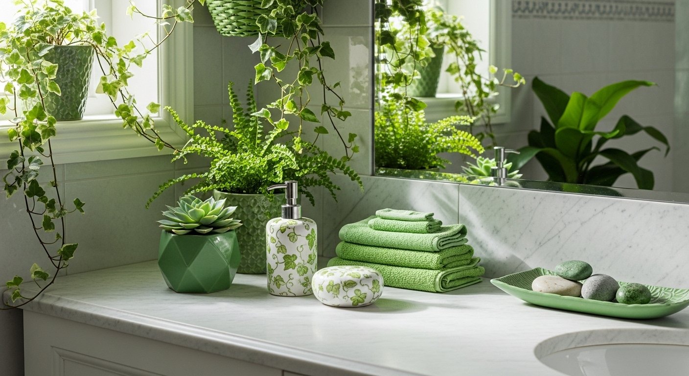 12 Easy Green Bathroom Decor Aesthetic for Any Home