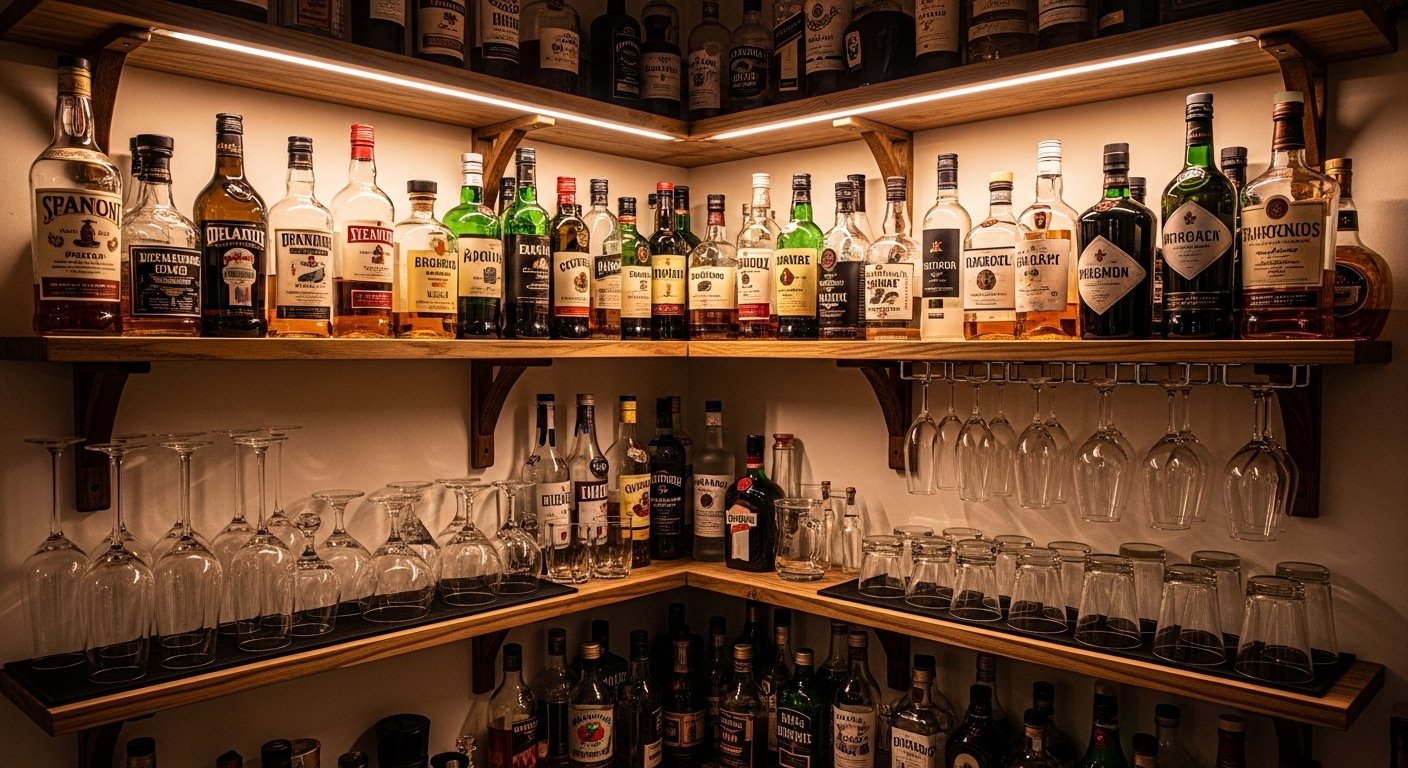 25 Easy Home Bar Decor On A Budget for Beginners