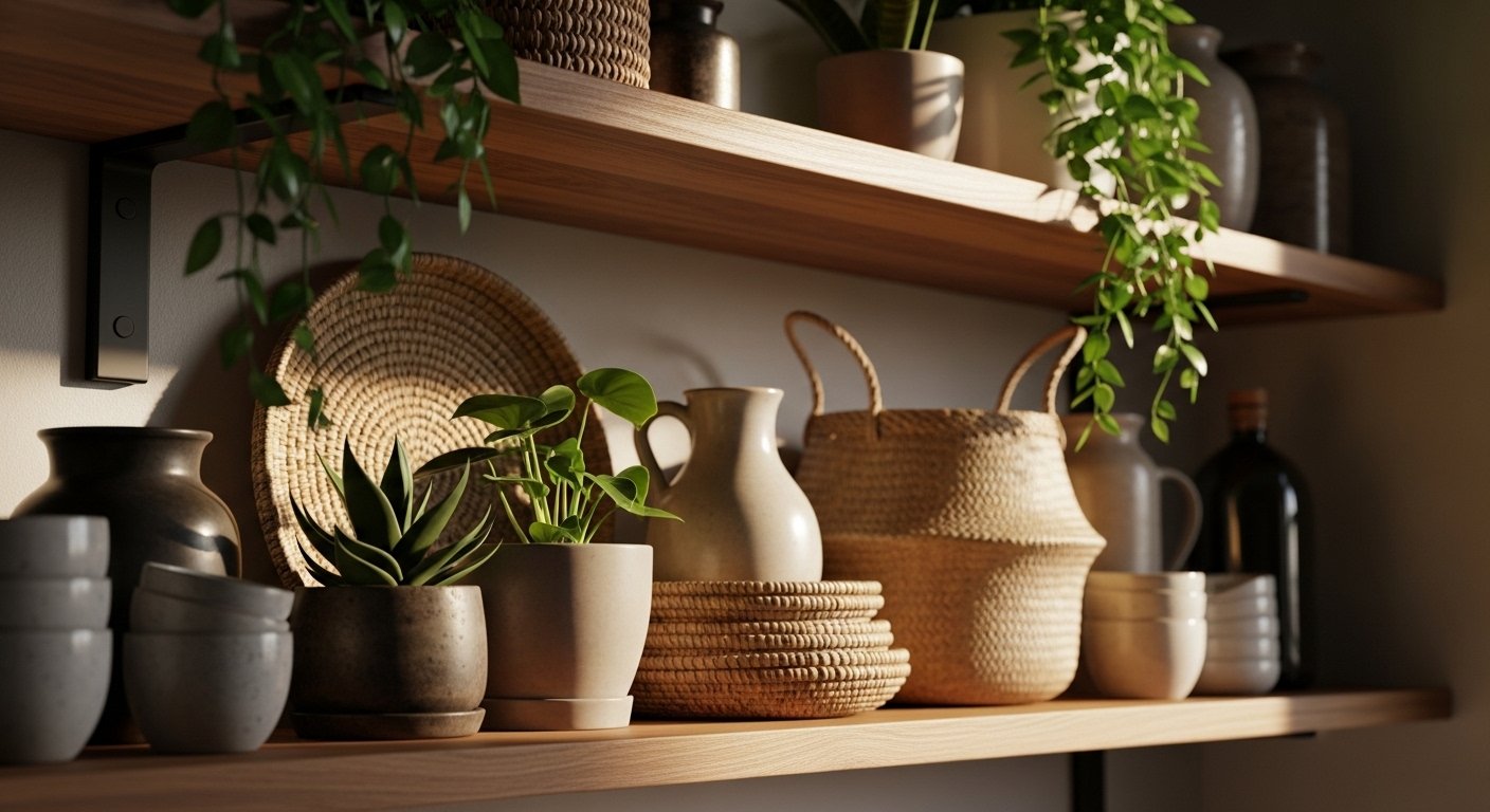 15 Top Kitchen Shelf Decor Boho You Will Love