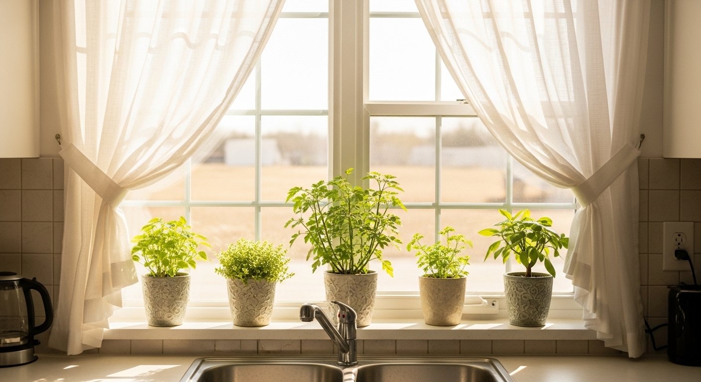 12 Cool Kitchen Window Decor Aesthetic on a Budget