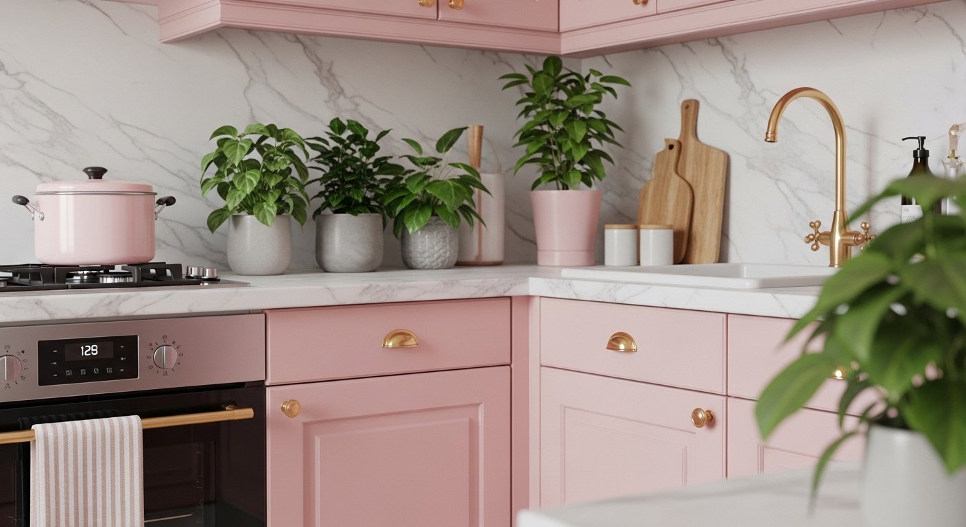 10 Fun Pink Kitchen Decor Ideas for Small Spaces