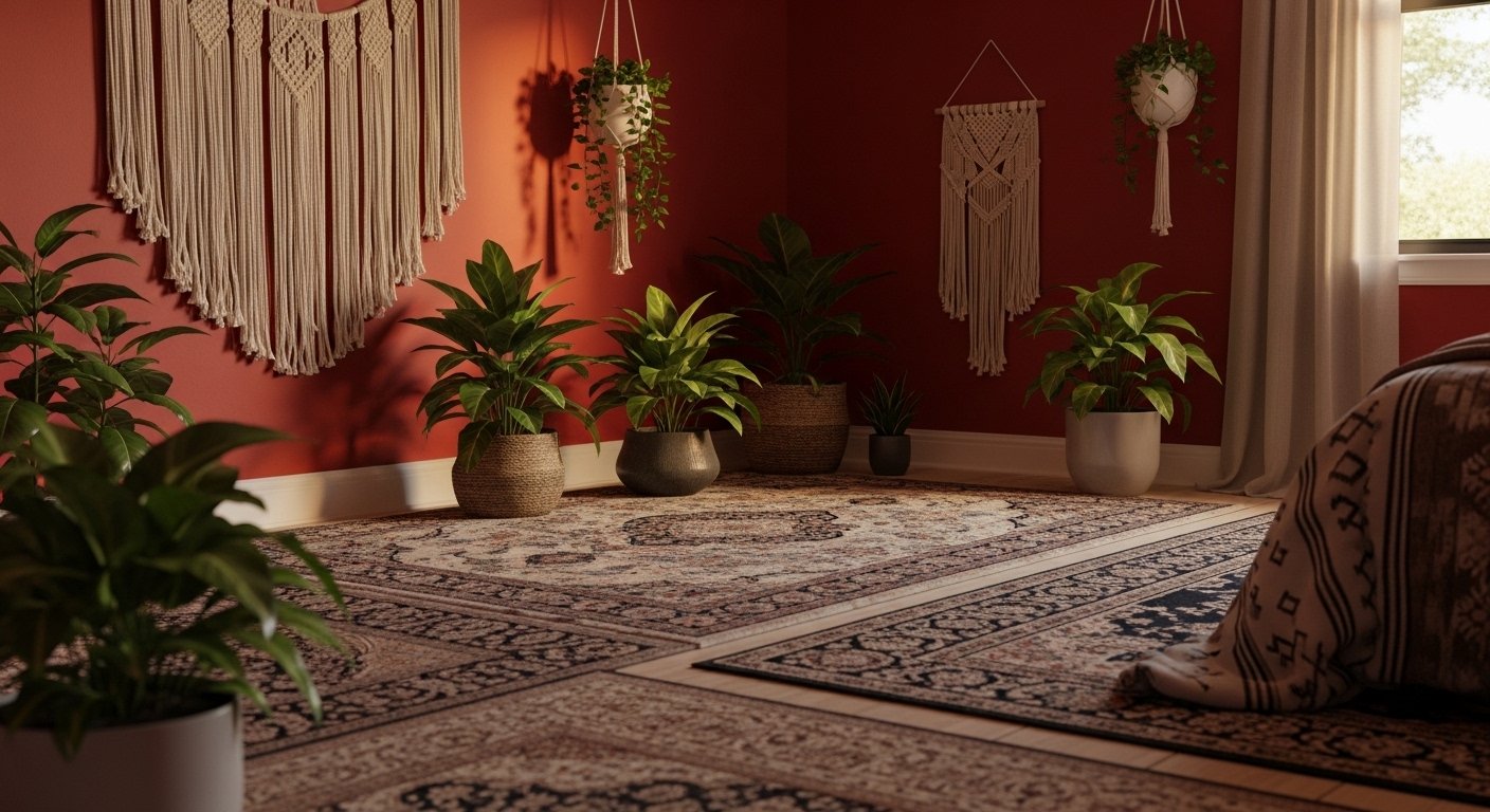15 Fun Red Room Decor Boho You Will Love