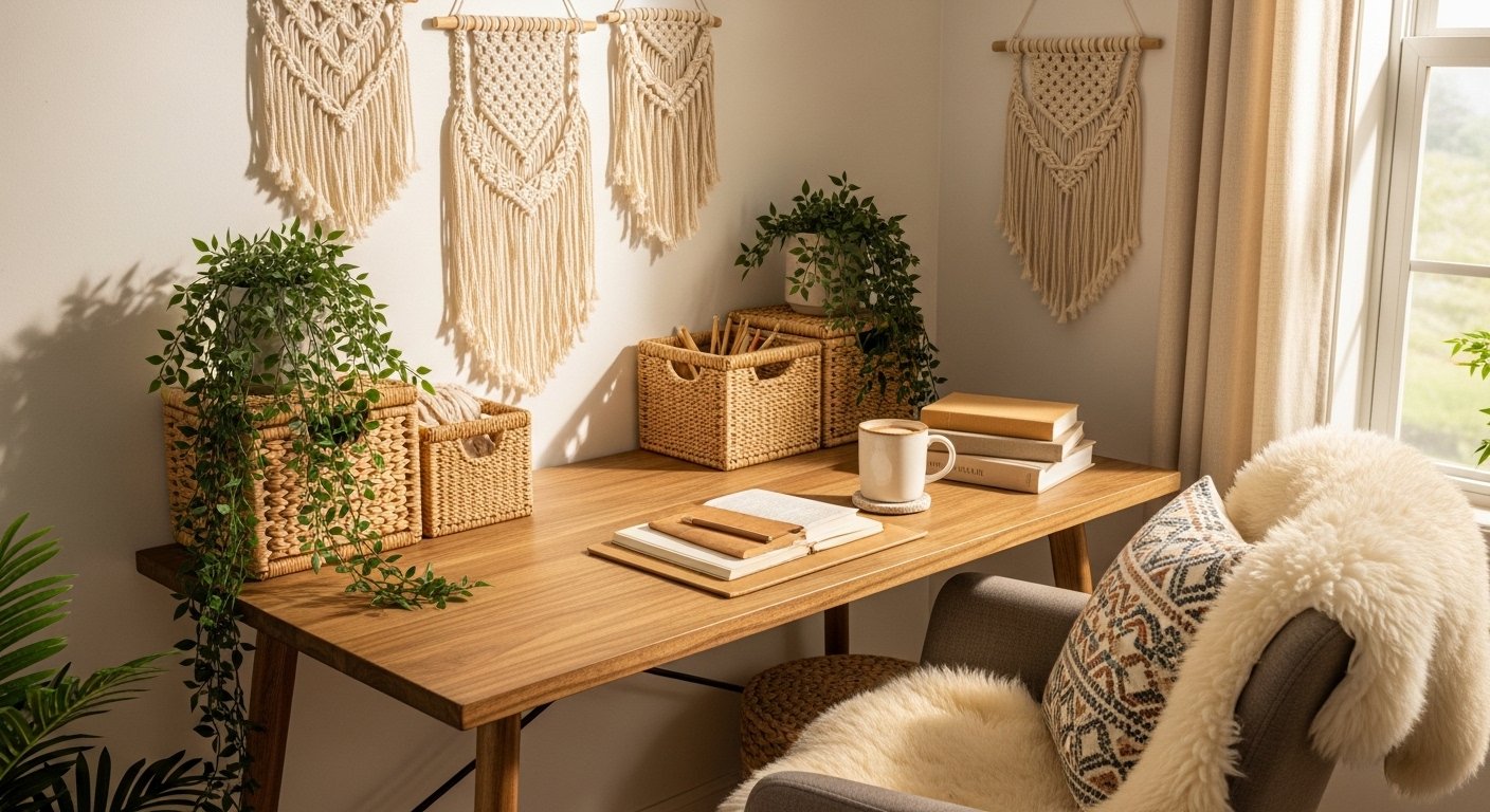 15 Easy Study Table Decor Boho You Will Love