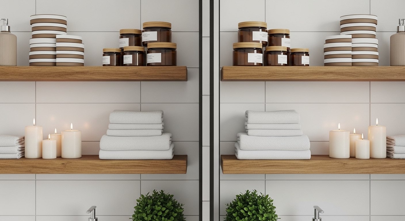 12 Fun Bathroom Shelf Decor Aesthetic for Any Home