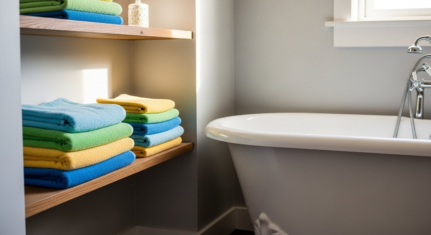25 Fun Bathroom Towel Decor On A Budget for Beginners