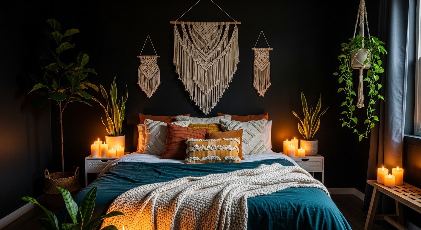 15 Fun Black Room Decor Boho You Will Love