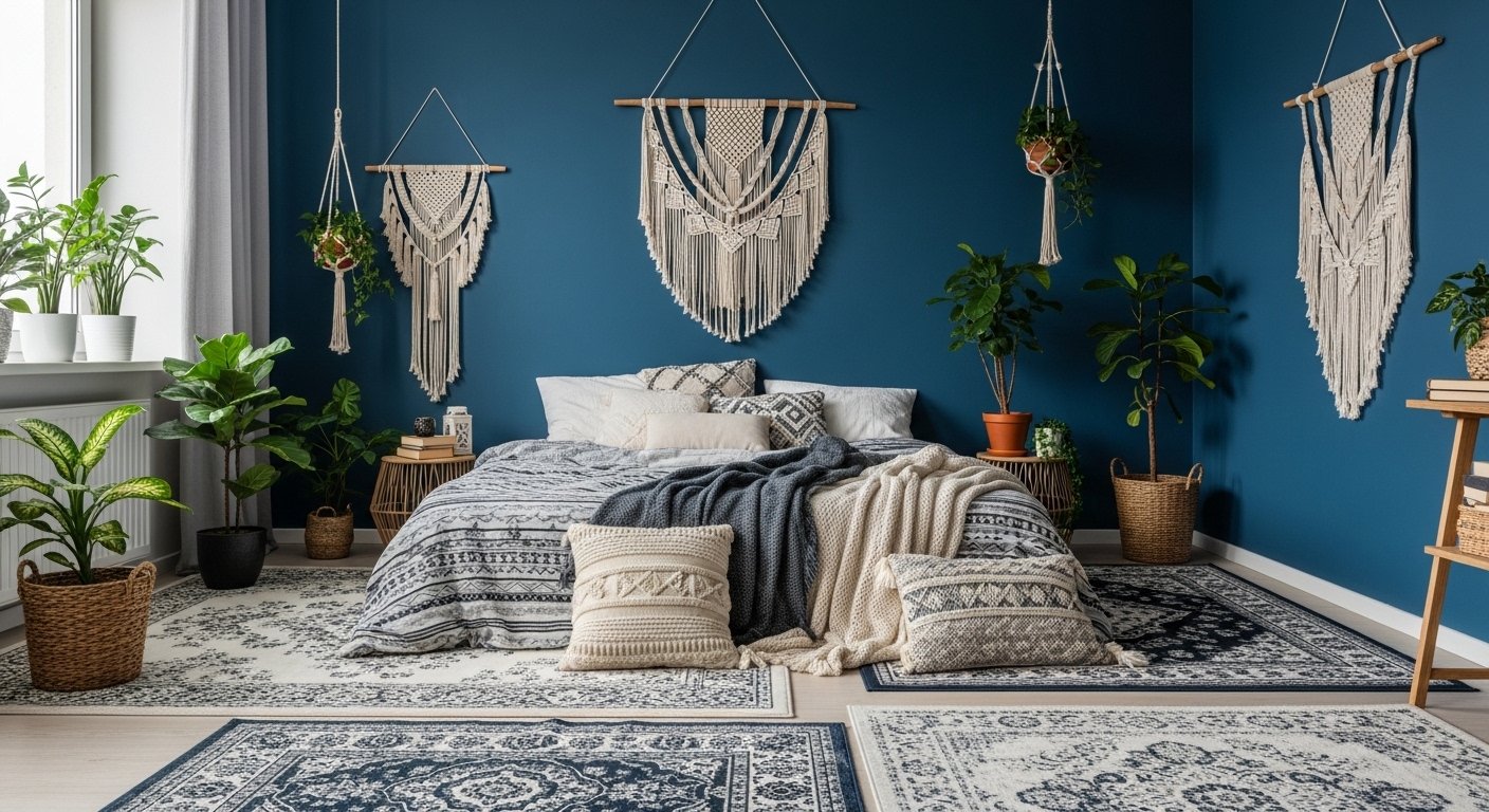 What Are the Cool Blue Room Decor Boho?