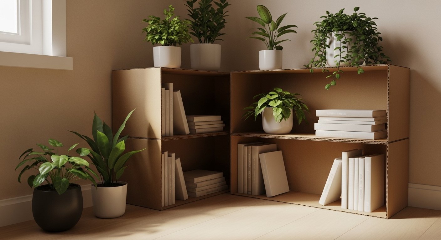 25 Cool Cardboard Room Decor On A Budget for Every Style